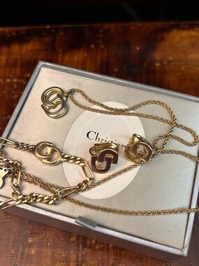 Christian Dior Necklace, bracelet and earring set